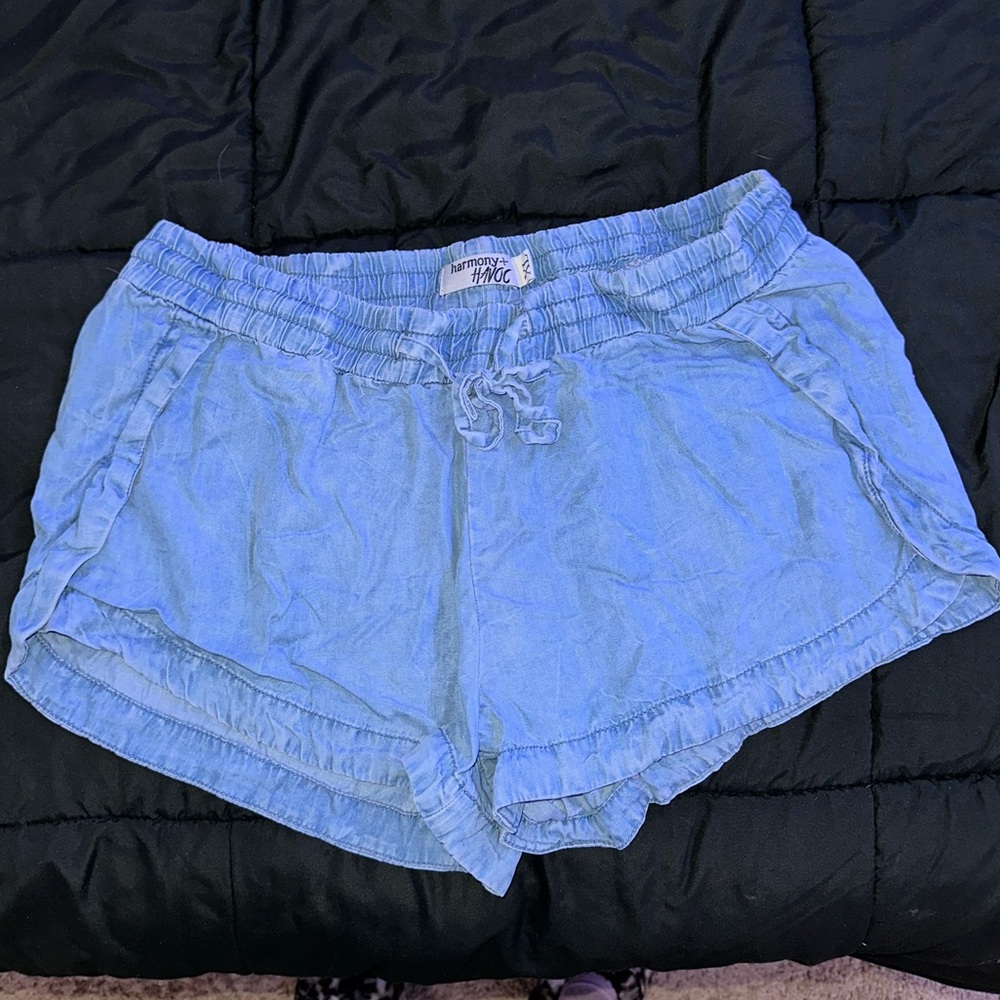 Never worn blue shorts!!